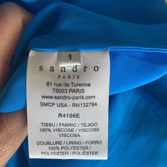 Robe Sandro bleu - Picture 6 of 6